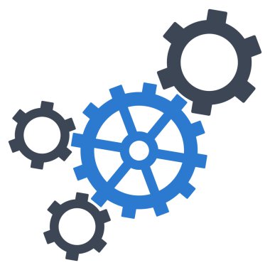 Mekanizması düz vektör piktogram