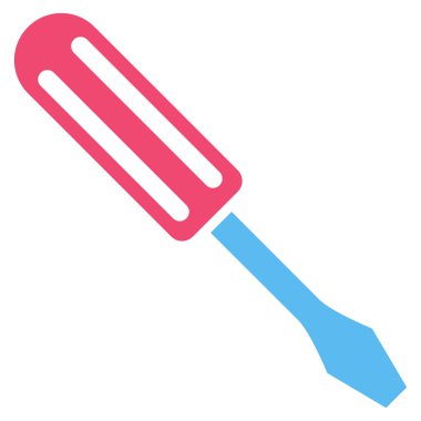 Tornavida düz vektör piktogram