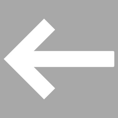 Sol ok düz vektör piktogram