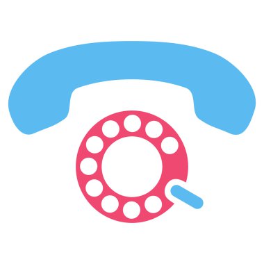 Darbeli aramayı düz vektör piktogram