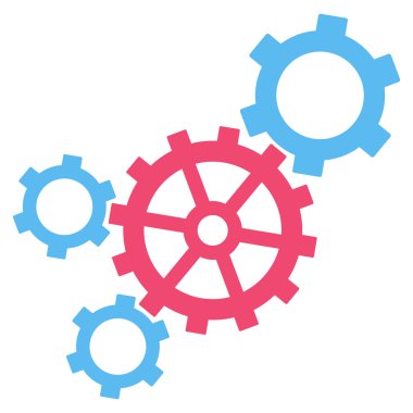 Mekanizması düz vektör piktogram