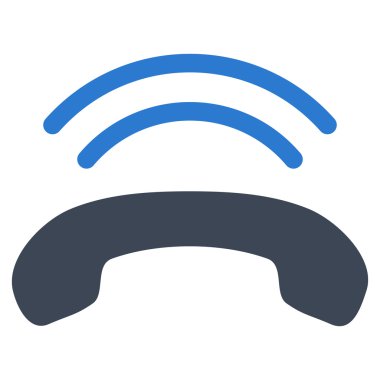 Telefon zil düz vektör piktogram