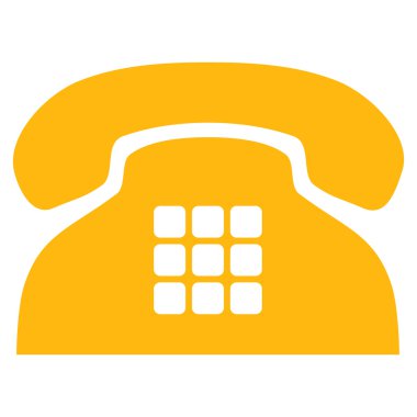 Sesi telefon düz vektör piktogram