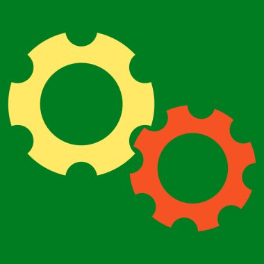 Servis Düz Vektör Piktogram