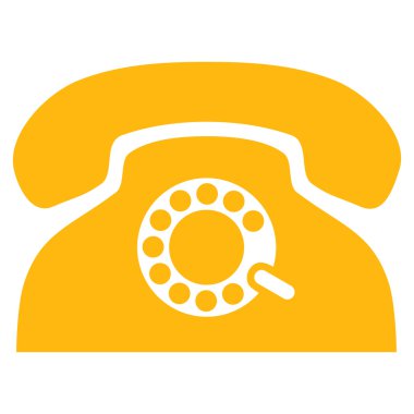 Nabız telefon düz vektör piktogram