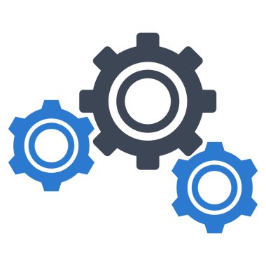 Sistem Kontrolü Düz Vektör Piktogramı