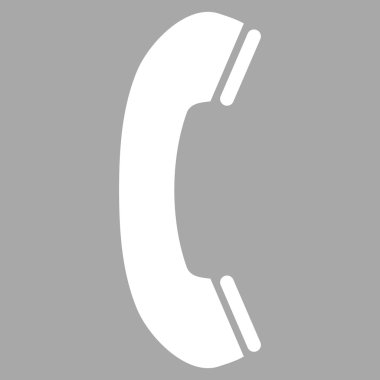 Telefon ahizesi düz vektör piktogram