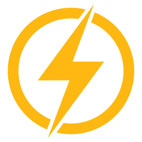 Elektrik düz vektör piktogram