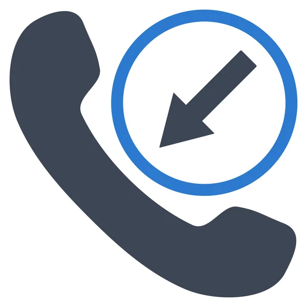 Incoming Call Flat Vector Pictogram — Stock Vector