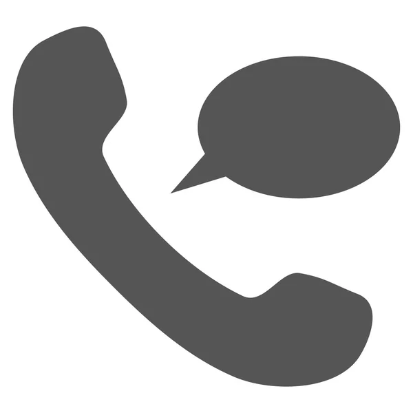 Telefone Mensagem Flat Vector Pictogram — Vetor de Stock