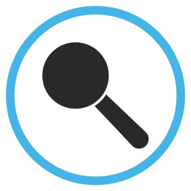 Search Tool Flat Rounded Vector Icon