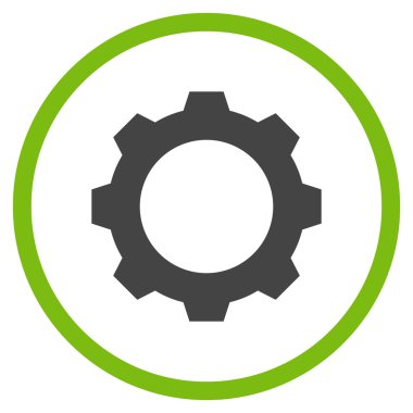 Vites düz yuvarlak vektör simgesi