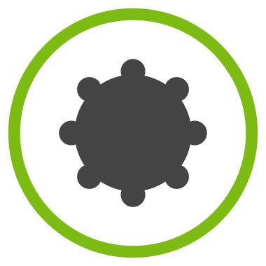 Vites düz yuvarlak vektör simgesi