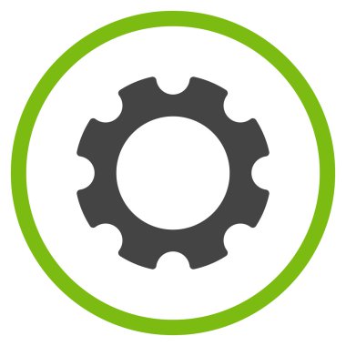 Vites düz yuvarlak vektör simgesi