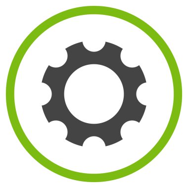 Vites düz yuvarlak vektör simgesi