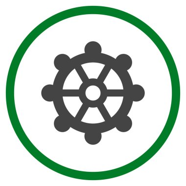 Vites düz yuvarlak vektör simgesi