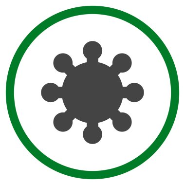 Vites düz yuvarlak vektör simgesi