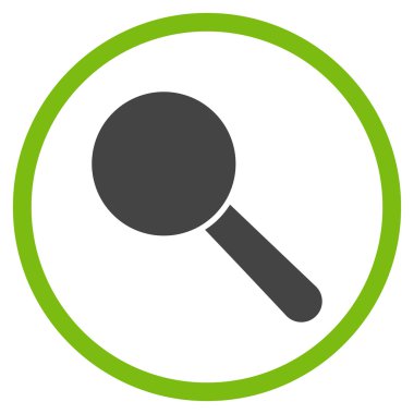Search Tool Flat Rounded Vector Icon