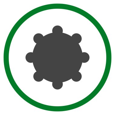 Vites düz yuvarlak vektör simgesi