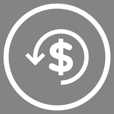 İndirim düz vektör yuvarlak simge