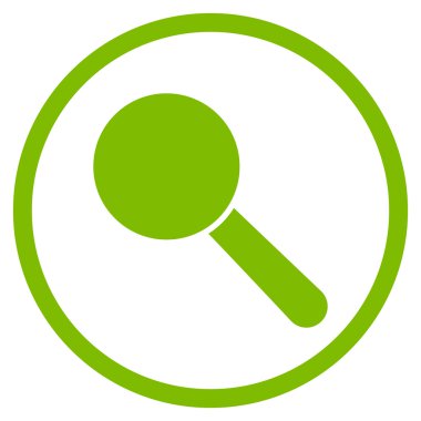 Search Tool Flat Rounded Vector Icon