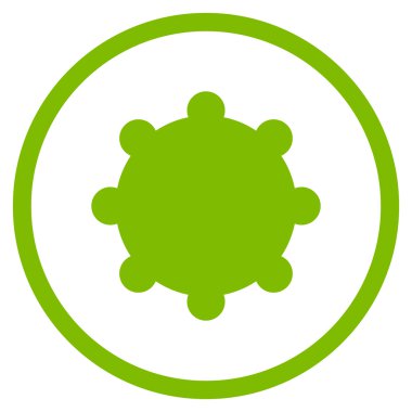 Vites düz yuvarlak vektör simgesi