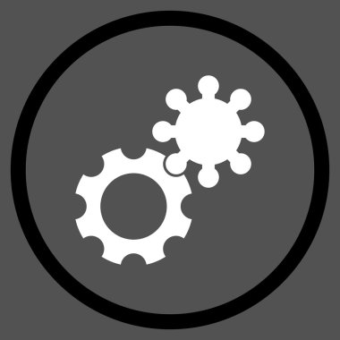 Teknoloji Düz Vektör Yuvarlak Simge