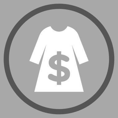 Elbise Satışı Düz Vektör Yuvarlak Simge