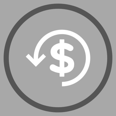 İade Düz Vektör Yuvarlak Simge