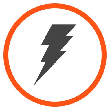 Düz Vektör Yuvarlak Simgeyi Yürüt