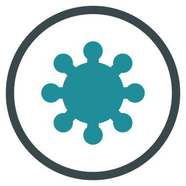 Vites düz yuvarlak vektör simgesi