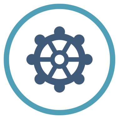 Vites düz yuvarlak vektör simgesi