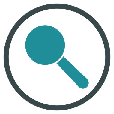 Search Tool Flat Rounded Vector Icon