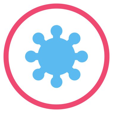 Vites düz yuvarlak vektör simgesi