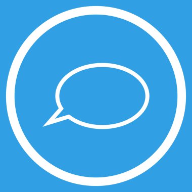 İpucu Bulut Düz Yuvarlak Vektör Simgesi