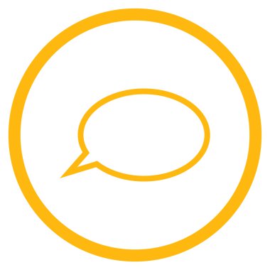 İpucu Bulut Düz Yuvarlak Vektör Simgesi