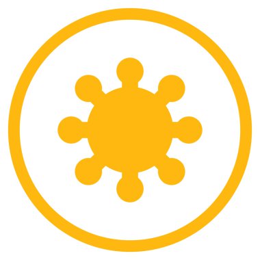 Vites düz yuvarlak vektör simgesi