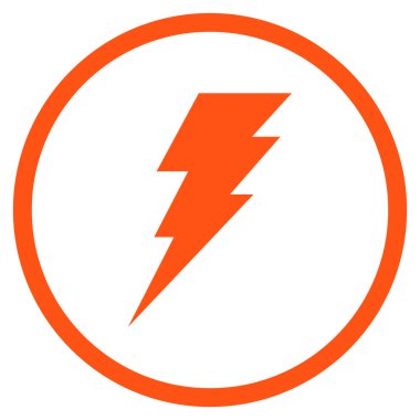 Düz Vektör Yuvarlak Simgeyi Yürüt