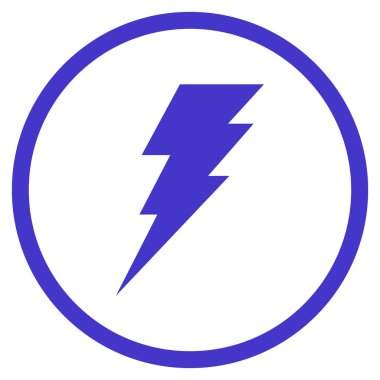 Düz Vektör Yuvarlak Simgeyi Yürüt