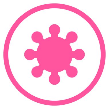 Vites düz vektör yuvarlak simge