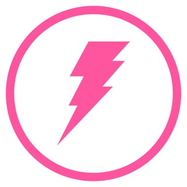 Düz Vektör Yuvarlak Simgeyi Yürüt