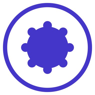 Vites düz vektör yuvarlak simge