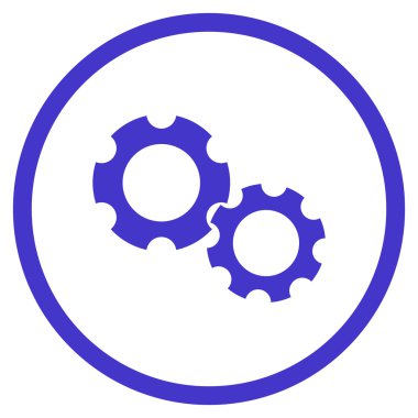 Sistem Düz Vektör Yuvarlak Simge