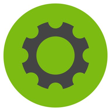 Vites düz yuvarlak vektör simgesi