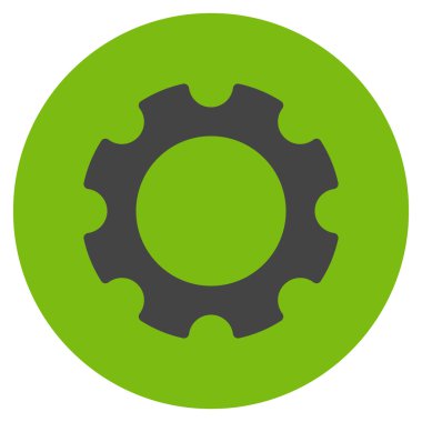 Vites düz yuvarlak vektör simgesi