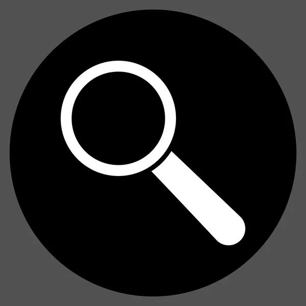 Herramienta de búsqueda Flat Round Vector Icon — Archivo Imágenes Vectoriales