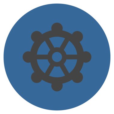 Vites düz yuvarlak vektör simgesi