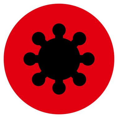 Vites düz yuvarlak vektör simgesi