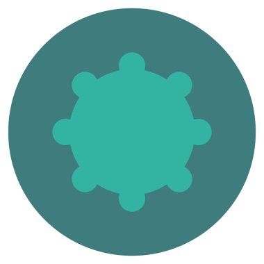 Vites düz yuvarlak vektör simgesi