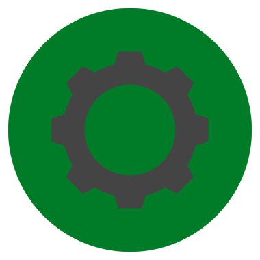 Vites düz yuvarlak vektör simgesi